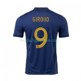 Koszulka Francja Olivier Giroud 9 Domowe Stroje Piłkarskie World Cup 2022 Krótki Rękaw